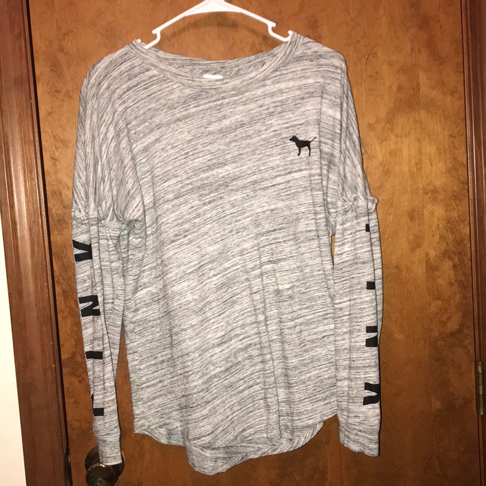 pink long sleeve tee